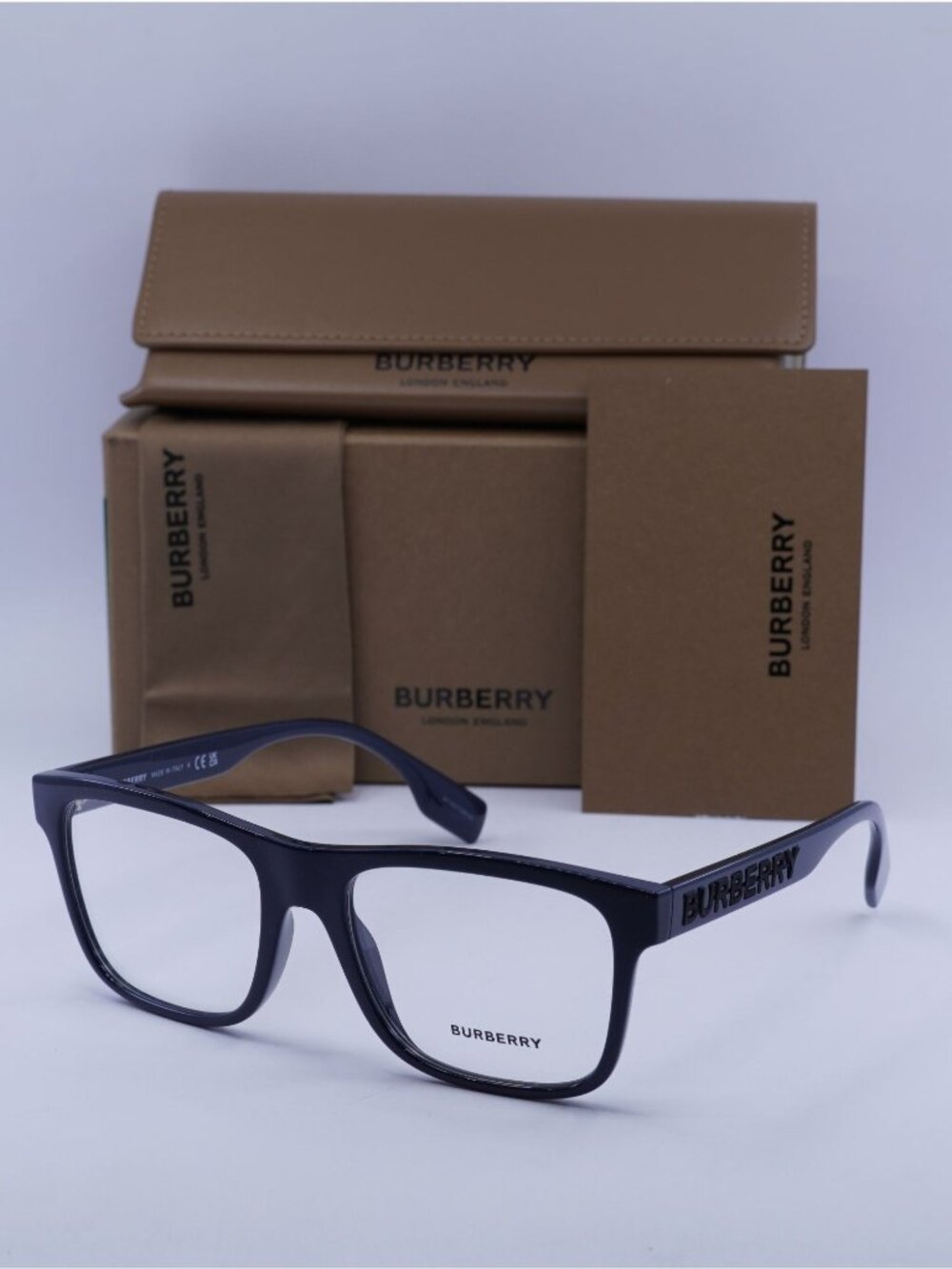 Burberry BE2353 3961 Square Eyeglasses 55mm - Blue